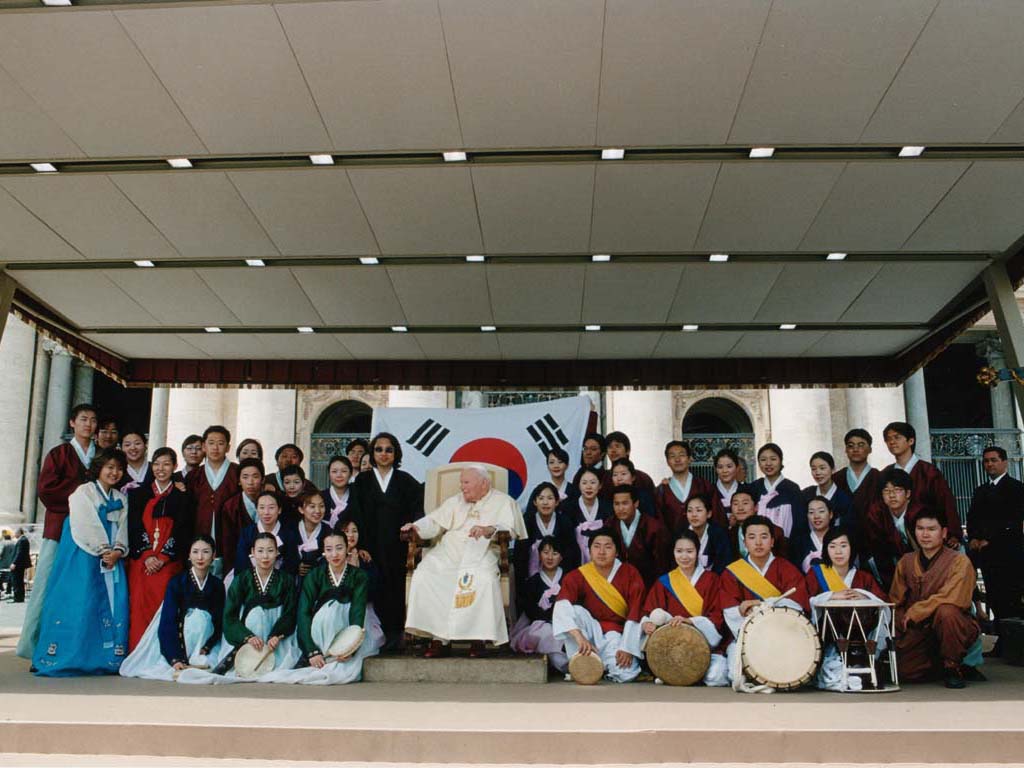 2003년 공연후 교황 알현
